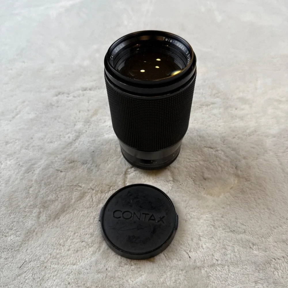 Contax Carl Zeiss Tele Tessar 3.5 200 T* Lens Made in West Germany 6156648